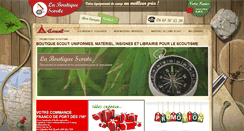 Desktop Screenshot of laboutiquescoute.com